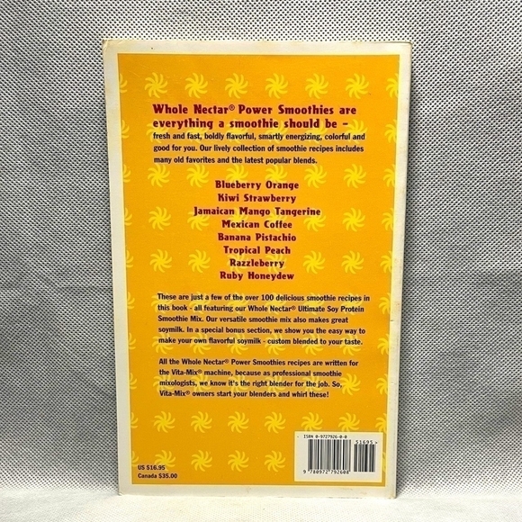 Recipes Book Delicious Whole Nectar Power Smoothies Recipes Cocktails Recipes - Picture 2 of 2